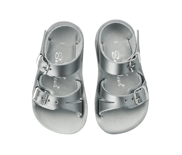 Salt Water Sandal by Hoy Shoes Original Silver 4 — 000523812043 Shoe Deals Outlet