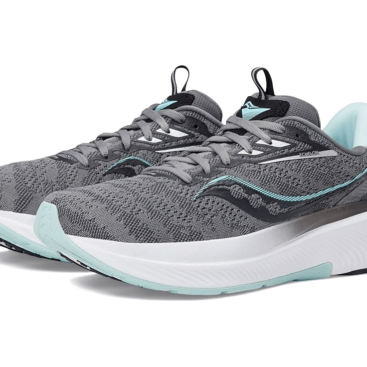 Saucony Echelon 9 White / Gum 7.5 M 195018394613 Shoe Deals Outlet