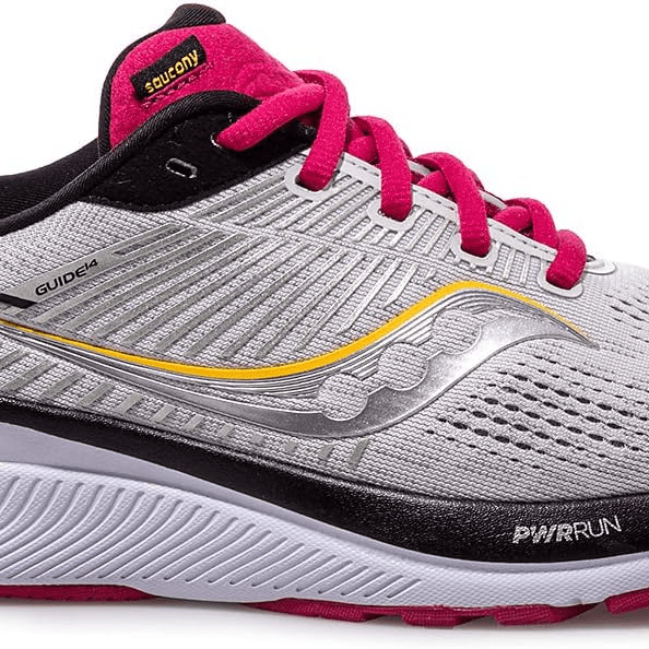 Saucony Guide 14 Alloy / Cherry 7 M 194713918636 Shoe Deals Outlet