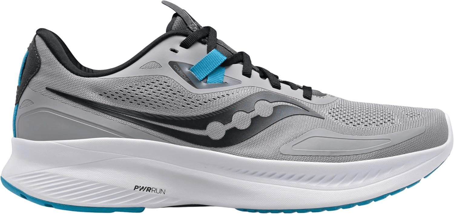 Saucony Guide 15 Black / White 6 M 195017377518 Shoe Deals Outlet