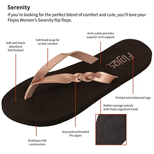 Flojos Serenity - Women's Rosegold Shoe Deals Outlet