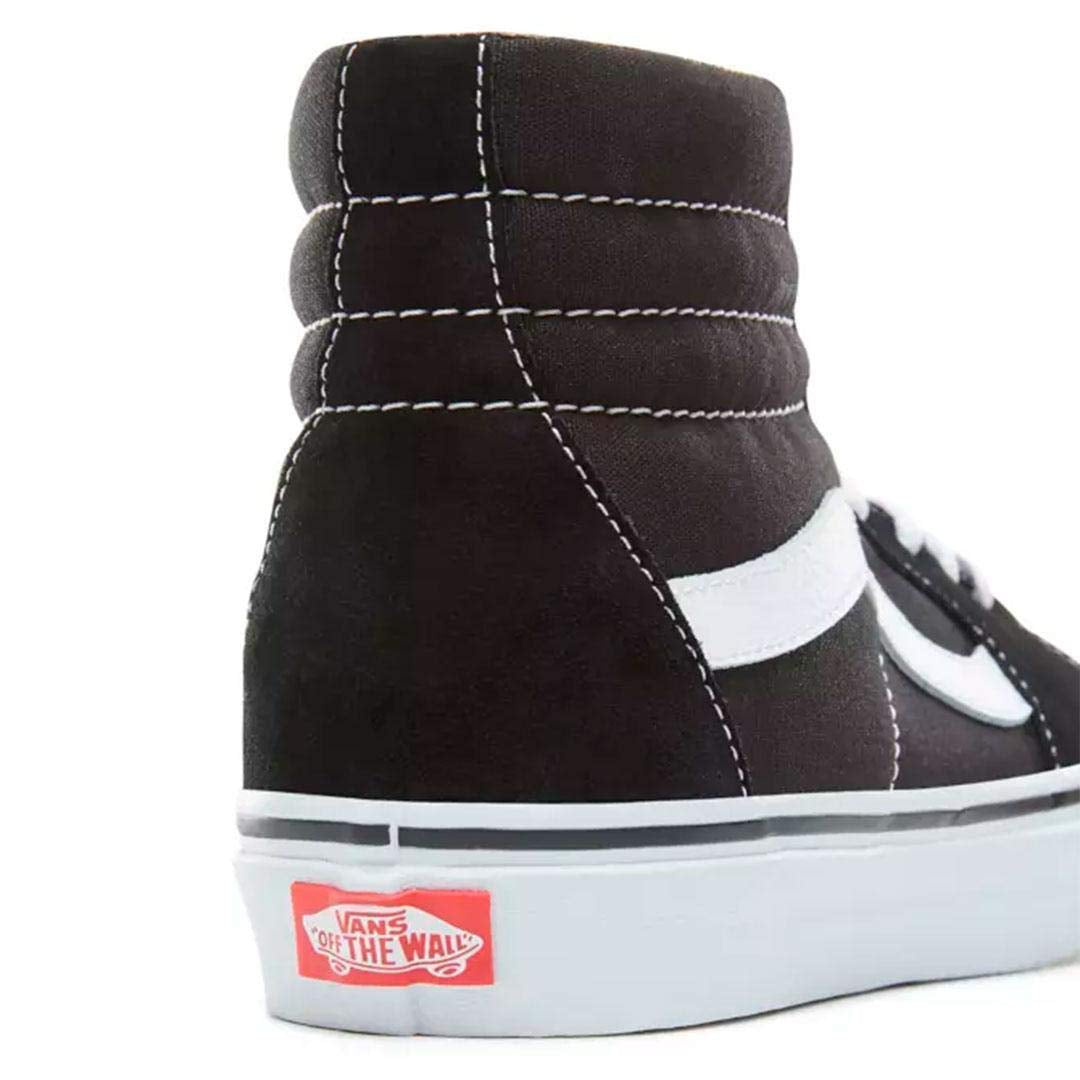 Vans Sk8 - Hi - Unisex Black/White Shoe Deals Outlet