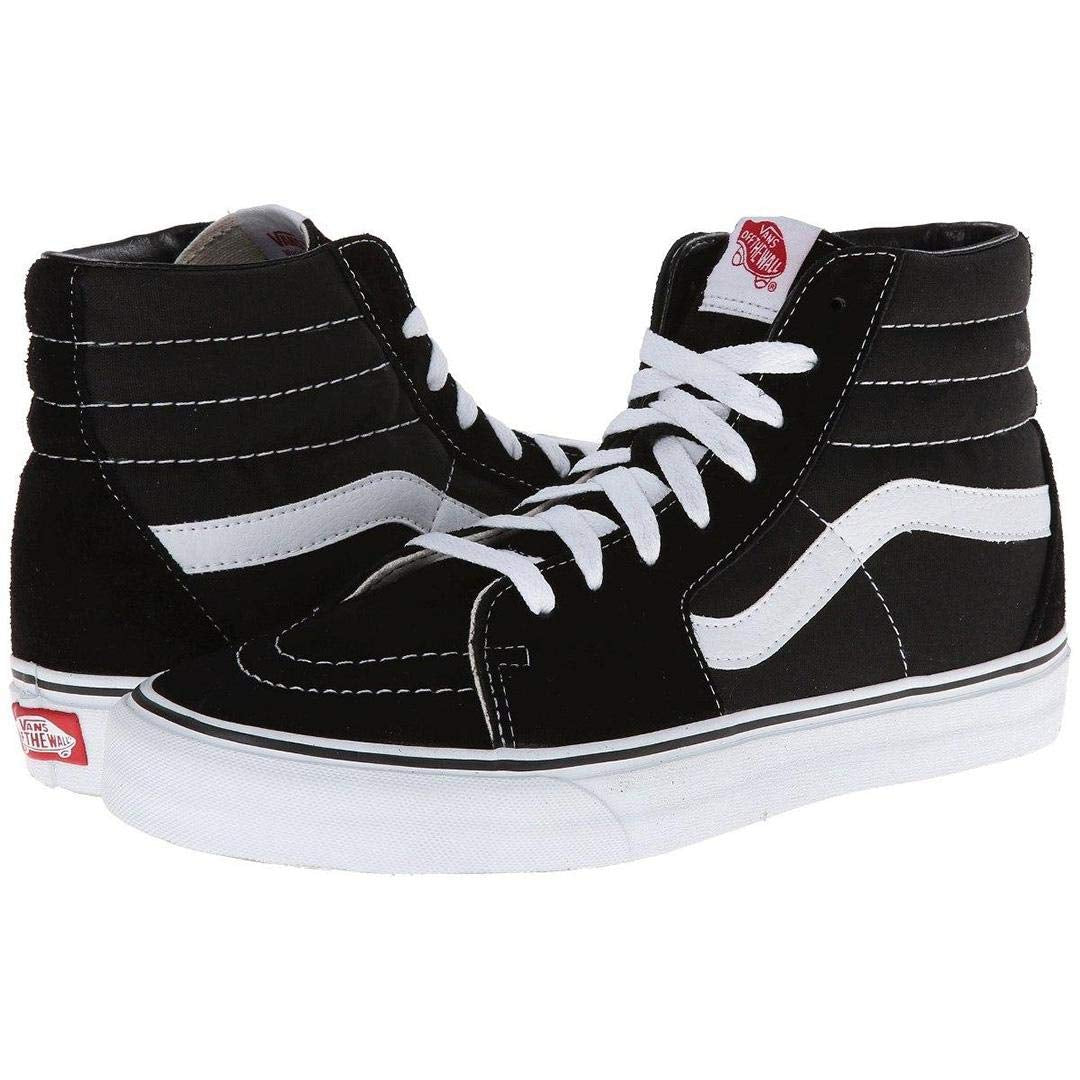 Vans Sk8 - Hi - Unisex Black/White Shoe Deals Outlet