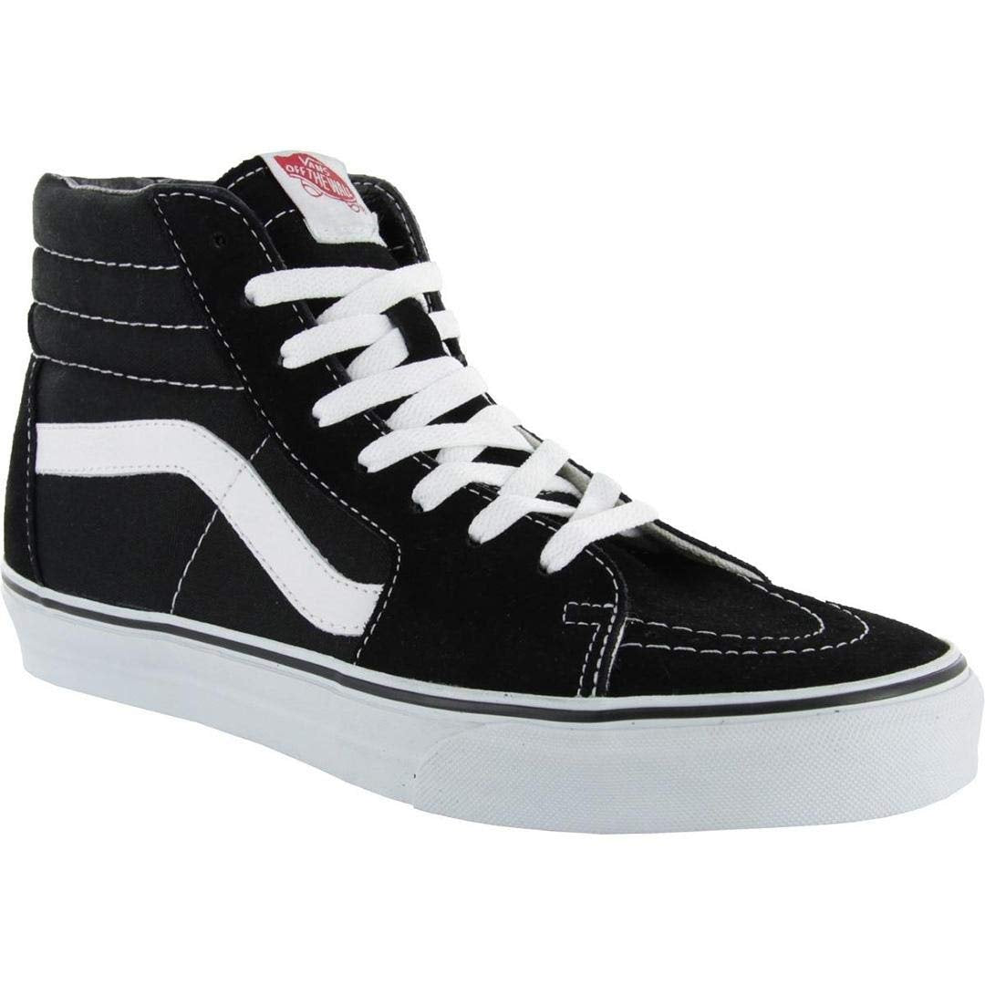 Vans Sk8 - Hi - Unisex Black/White Shoe Deals Outlet