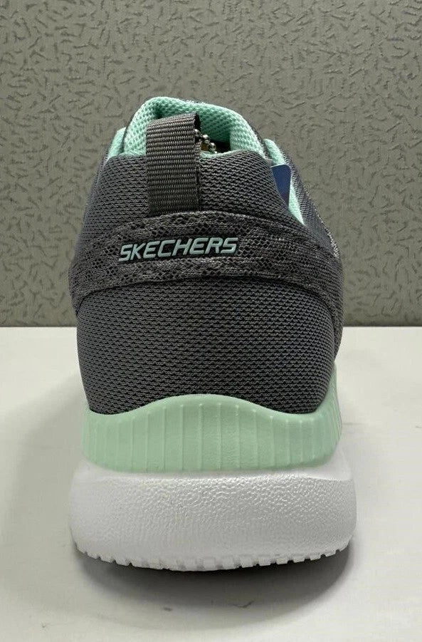 SKECHERS Bountiful Brisk Stride Gray 9 M 194428397504 Shoe Deals Outlet