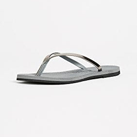 Havaianas Slim Flip Flop Sandal - Women's Steel Grey Shoe Deals Outlet