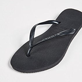 Havaianas Slim Flip Flop Sandal - Women's Black Shoe Deals Outlet