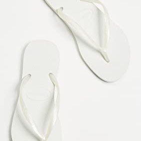 Havaianas Slim Flip Flop Sandal - Women's White Shoe Deals Outlet
