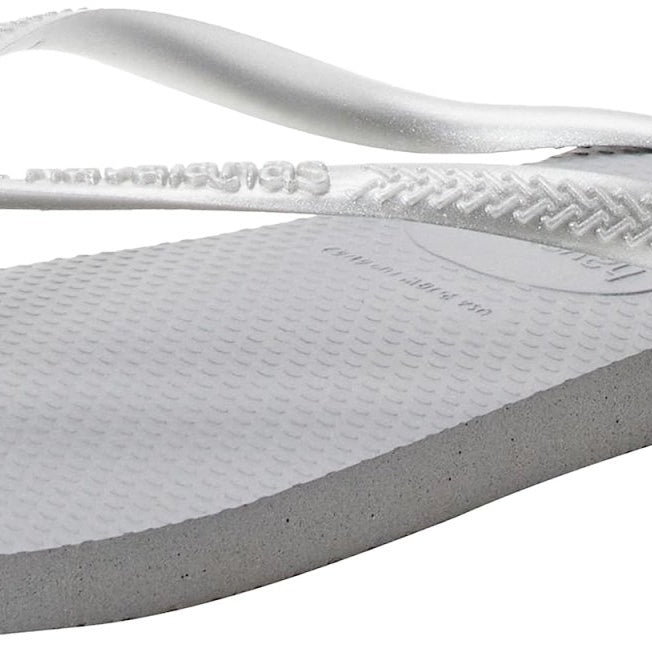 Havaianas Slim Flip Flops - Unisex Steel Grey Shoe Deals Outlet