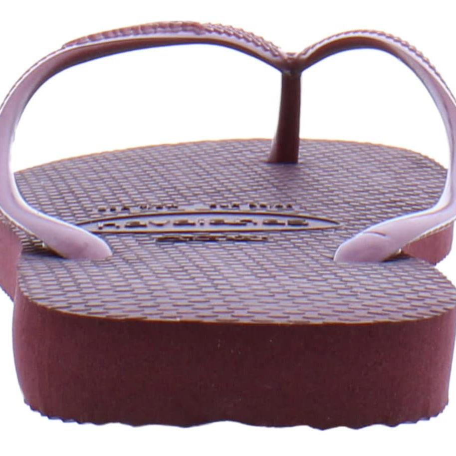 Havaianas Slim Flip Flops - Unisex Grape Wine Shoe Deals Outlet