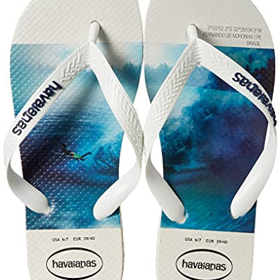 Havaianas Slim Flip Flops - Unisex Hype White Shoe Deals Outlet