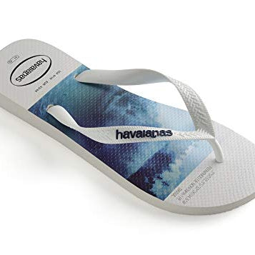 Havaianas Slim Flip Flops - Unisex Hype White Shoe Deals Outlet