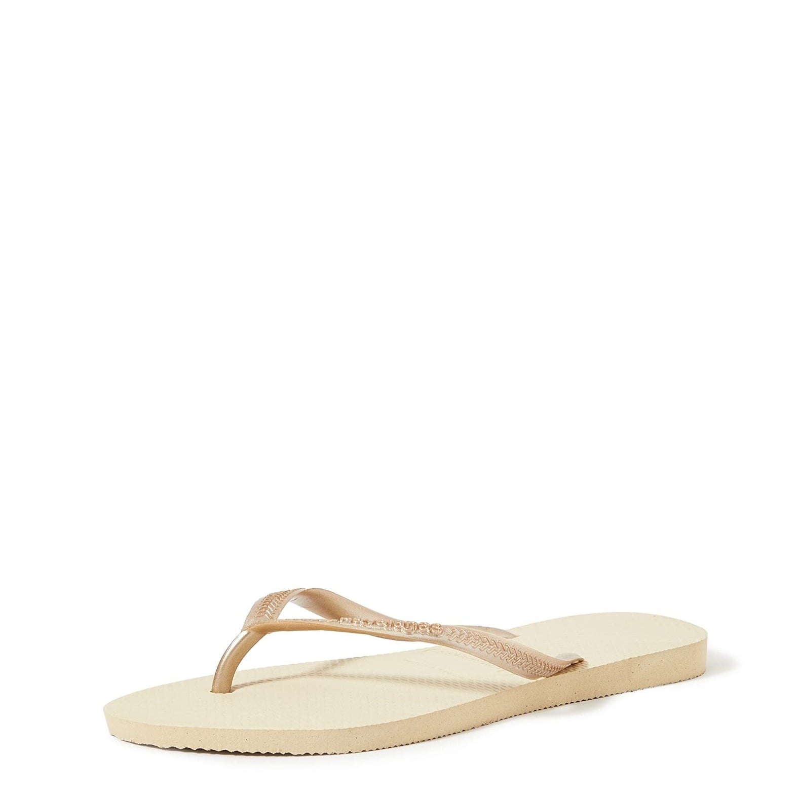 Havaianas Slim Flip Flops - Unisex Sand Grey Shoe Deals Outlet