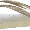 Havaianas Slim Flip Flops - Unisex Sand Grey Shoe Deals Outlet