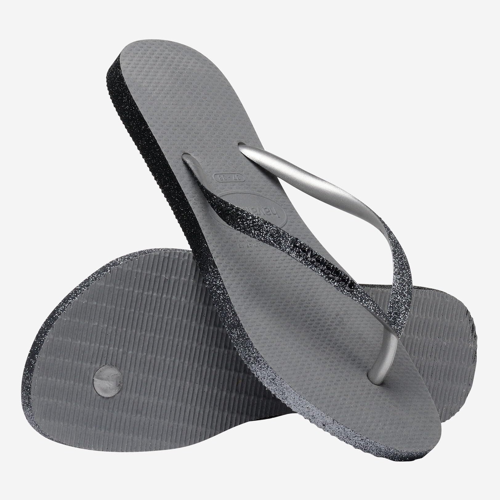 Havaianas Slim Flip Flops - Unisex Sparkle Ballet Rose Shoe Deals Outlet