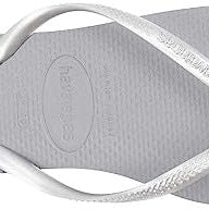 Havaianas Slim Flip Flops - Unisex Steel Grey Shoe Deals Outlet
