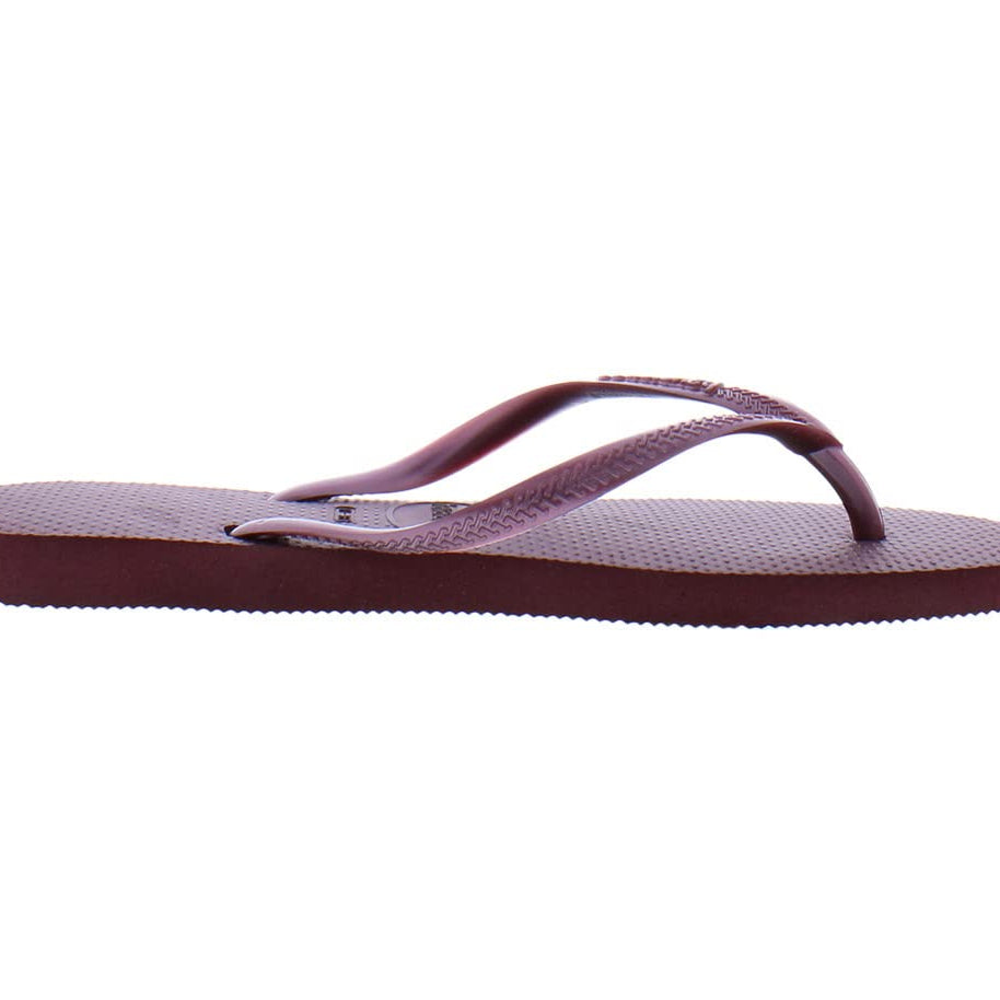 Havaianas Slim Flip Flops - Unisex Grape Wine Shoe Deals Outlet
