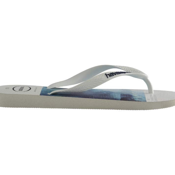 Havaianas Slim Flip Flops - Unisex Hype White Shoe Deals Outlet