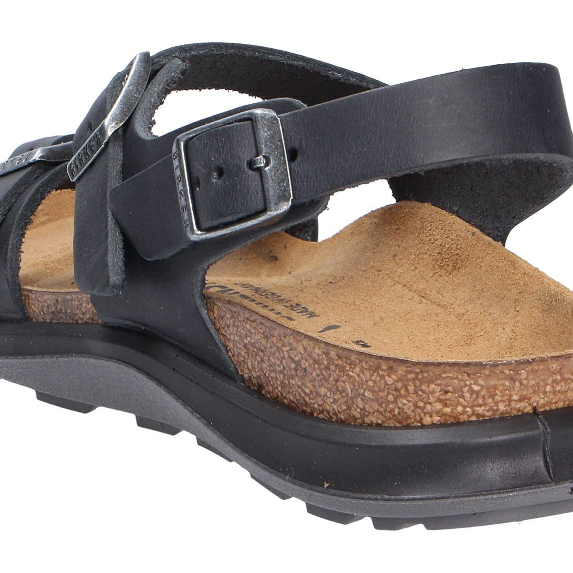 Birkenstock Sonora - Unisex Black Oiled Leather Shoe Deals Outlet