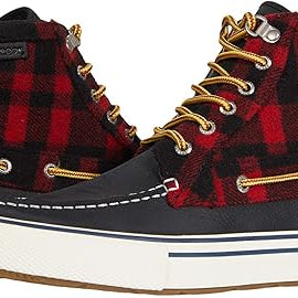 Sperry Bahama Storm Boot Black / Buffalo Check 14 M 194713069284 Shoe Deals Outlet