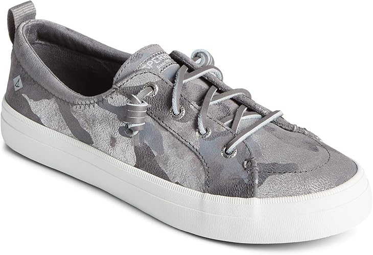 Sperry Crest Vibe Camo Silver 6.5 M 194917666937 Shoe Deals Outlet