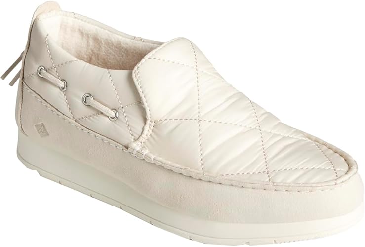 Sperry Moc - Sider Ivory Nylon 7.5 M 194917675533 Shoe Deals Outlet