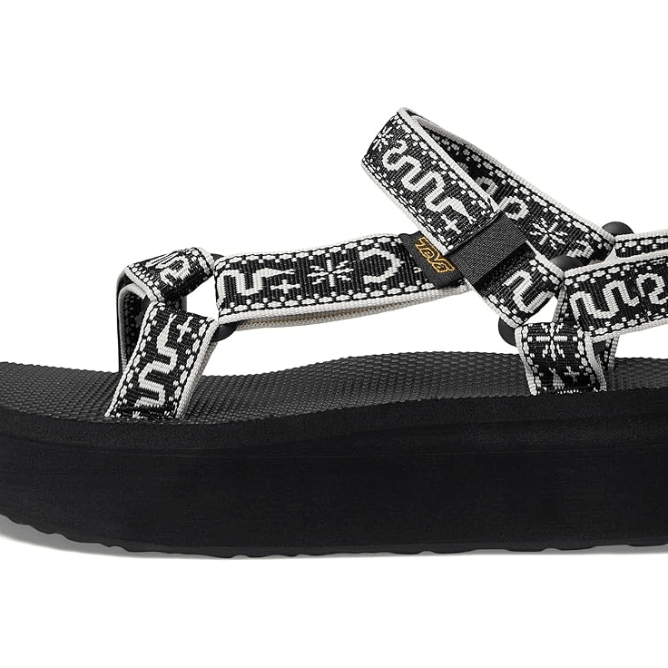 Teva Flatform Bandana Black / Birch 10 M 196565095794 Shoe Deals Outlet