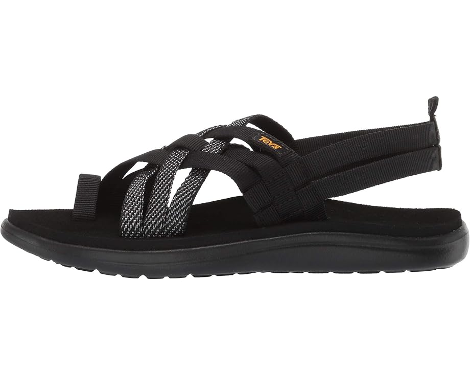 Teva Voya Flip Leather Sandal Hera Black 5 M 192410118199 Shoe Deals Outlet
