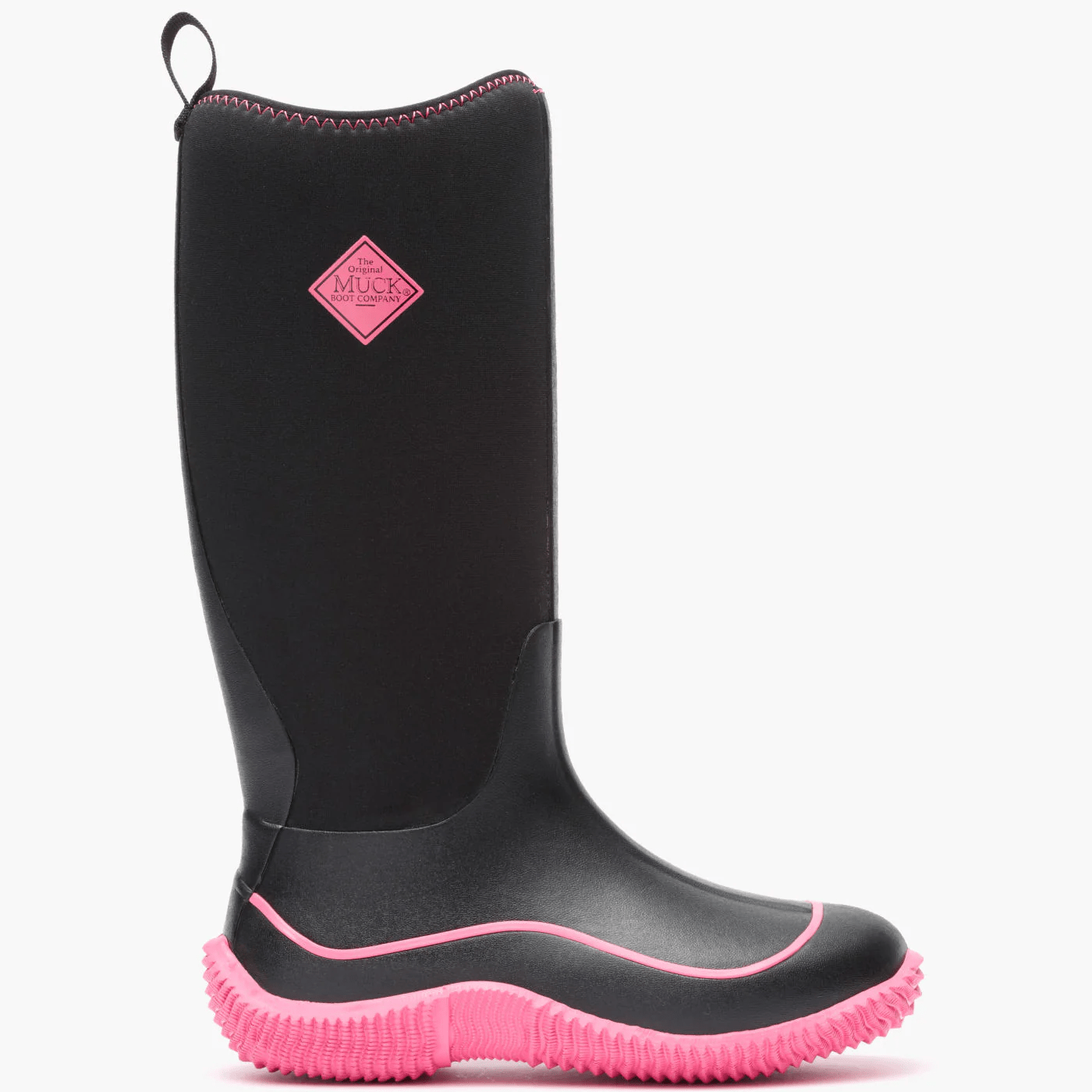 The Original Muck Boot Company Hale Black / Pink 7 M 664911021679 Shoe Deals Outlet
