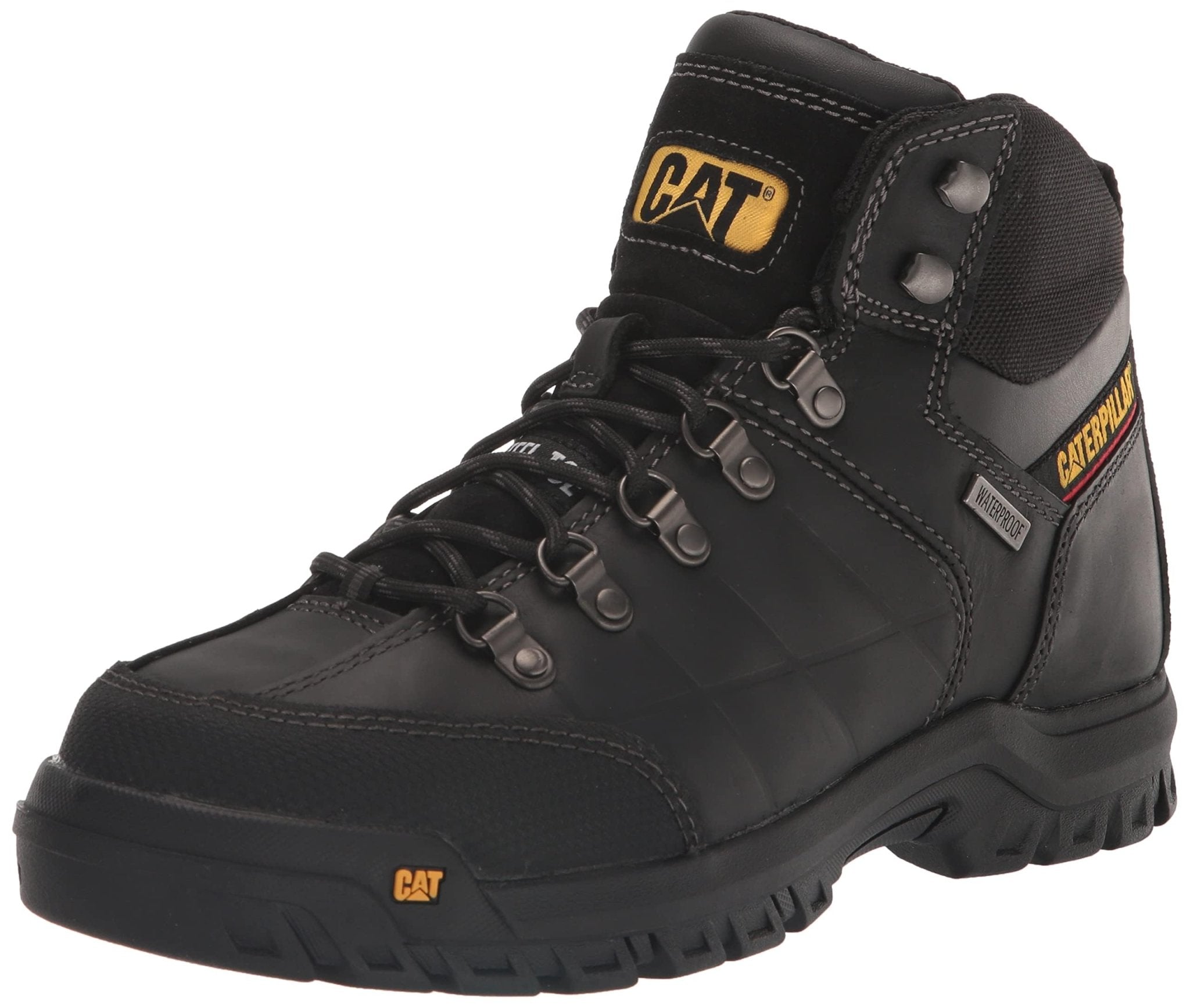 Caterpillar Threshold Waterproof Soft - Toe Boots - Men's Black Shoe Deals Outlet