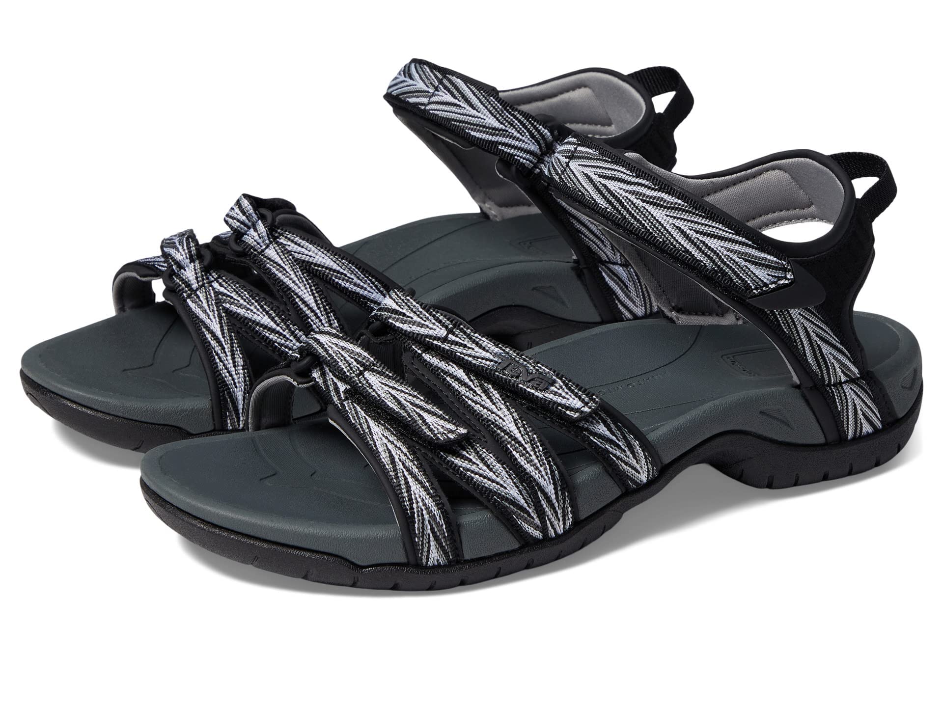 Teva Tirra - Women's Palms Black/White Shoe Deals Outlet