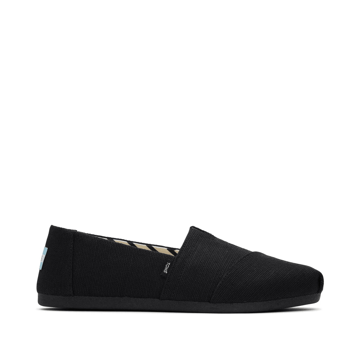 TOMS Alpargata All Black Heritage Canvas 9 M 195703109690 Shoe Deals Outlet