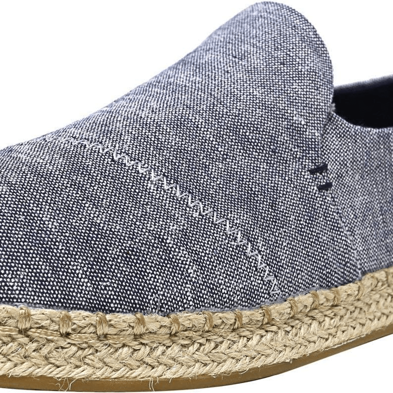 TOMS Alpargata Rope Navy Chambray 8 M 889556599226 Shoe Deals Outlet