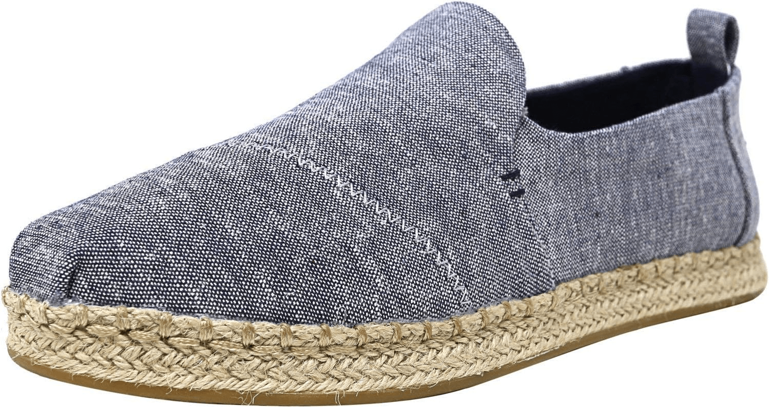 TOMS Alpargata Rope Navy Chambray 8 M 889556599226 Shoe Deals Outlet