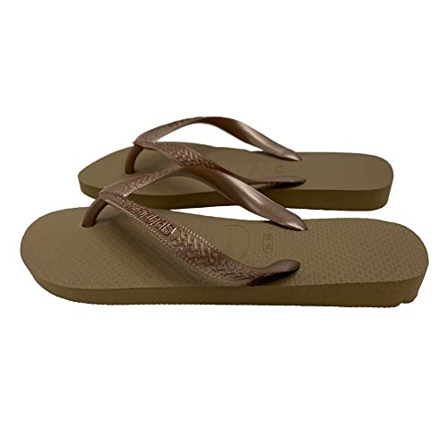 Havaianas Top Flip Flops - Unisex Rose Gold Shoe Deals Outlet