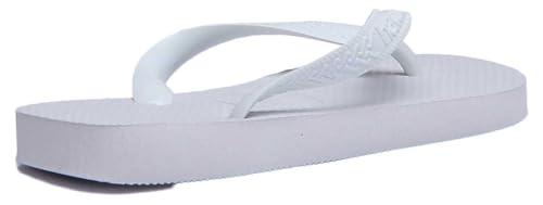 Havaianas Top Flip Flops - Unisex White Shoe Deals Outlet