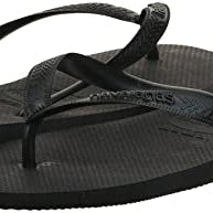 Havaianas Top Flip Flops - Unisex Black Shoe Deals Outlet