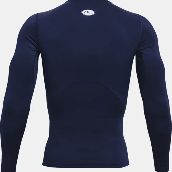 Under Armour HeatGear Compression Long Sleeve Midnight Navy / White Large 194513904464 Shoe Deals Outlet