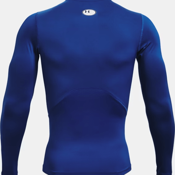 Under Armour HeatGear Compression Long Sleeve Royal / White XL 194513906970 Shoe Deals Outlet