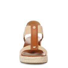 VIONIC Calera Wedge Sandal Camel Leather 11 M 192329985349 Shoe Deals Outlet