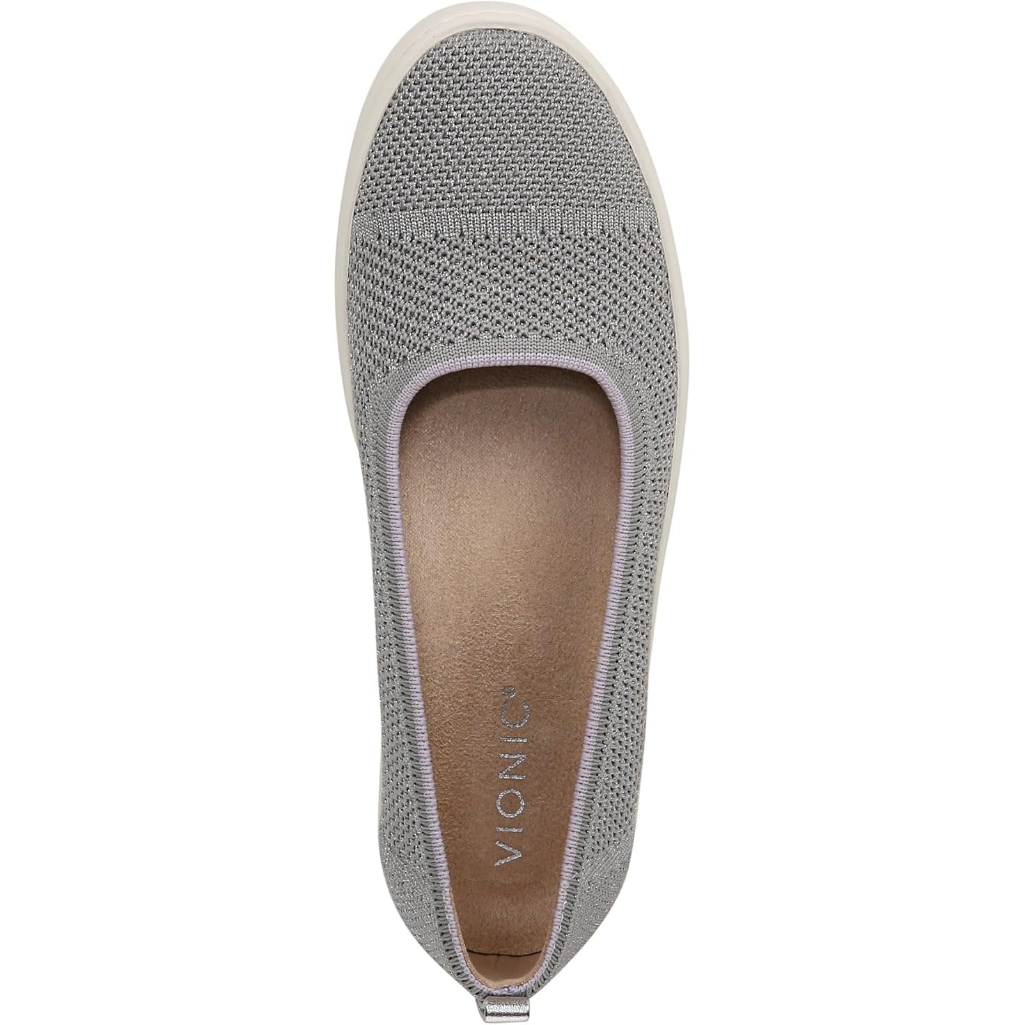 VIONIC Uptown Skimmer Knit Slip - ons Light Grey 8.5 M 197725026245 Shoe Deals Outlet