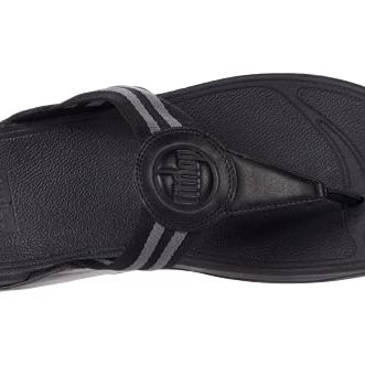 FitFlop Walkstar Toe Post Sandal - Women's All Black Shoe Deals Outlet