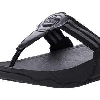 FitFlop Walkstar Toe Post Sandal - Women's All Black Shoe Deals Outlet