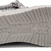Hey Dude Wally Sox - Men's Grey Shoe Deals Outlet