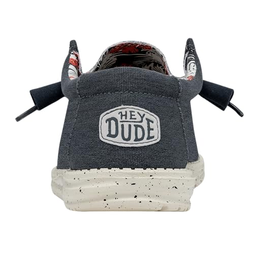 Hey Dude Wally Stretch - Men's Blue Shoe Deals Outlet