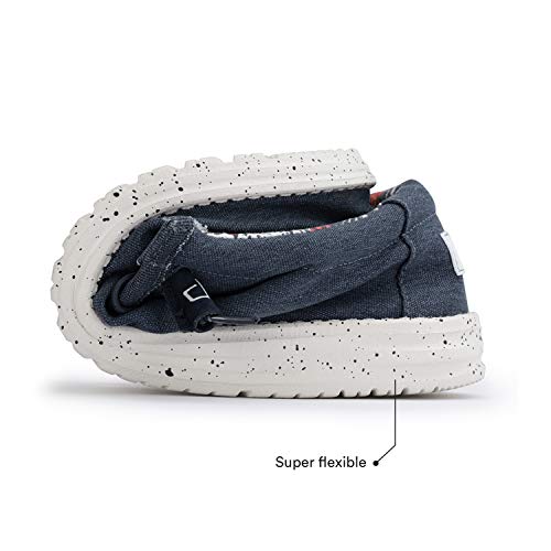 Hey Dude Wally Stretch - Men's Blue Shoe Deals Outlet