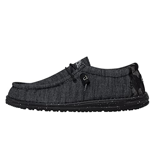 Hey Dude Wally Stretch - Men's Midnight Bunker Shoe Deals Outlet