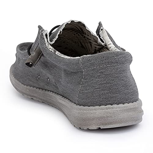 Hey Dude Wally Stretch - Men's Stretch Carbon Shoe Deals Outlet