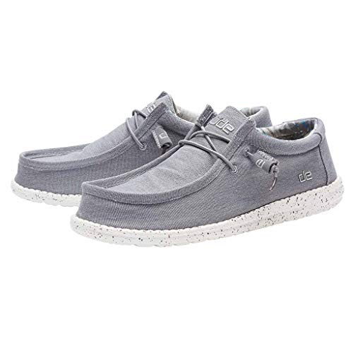 Hey Dude Wally Stretch - Men's Stretch Iron Shoe Deals Outlet