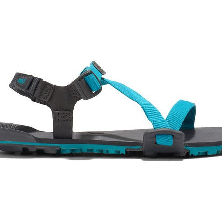 Xero Shoes Z - Trail EV - Trail Hiking, Running, and Recovery Sandal Lake Blue / Asphalt 7 M 840187697897 Shoe Deals Outlet